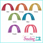 HANDLE - HALF CIRCLE-PLASTIC-14CM